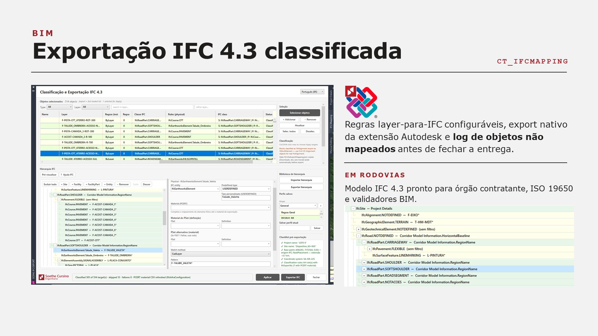 SCENG Manager (PSet / IFC 4.3)
